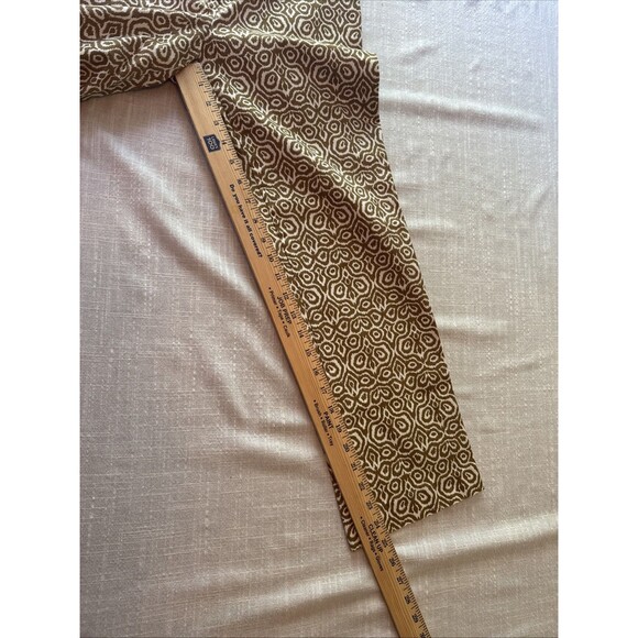 J Crew Tan Geometric Print City‎ Fit Cropped Chino Pants Women’s Size 8 - Picture 7 of 9
